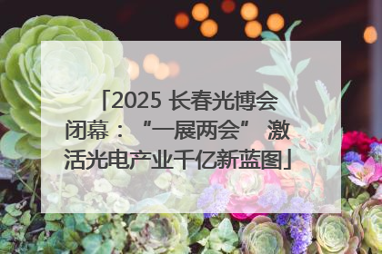 2025 长春光博会闭幕：“一展两会” 激活光电产业千亿新蓝图