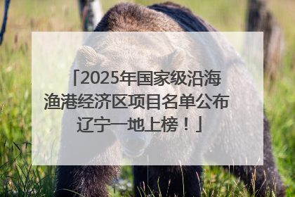 2025年国家级沿海渔港经济区项目名单公布 辽宁一地上榜！