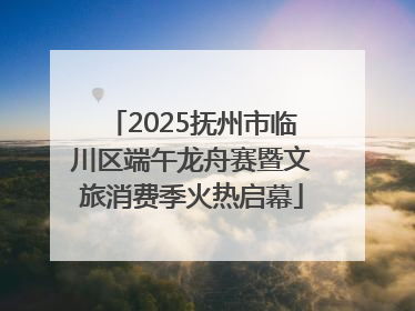 2025抚州市临川区端午龙舟赛暨文旅消费季火热启幕