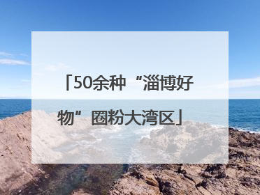50余种“淄博好物”圈粉大湾区